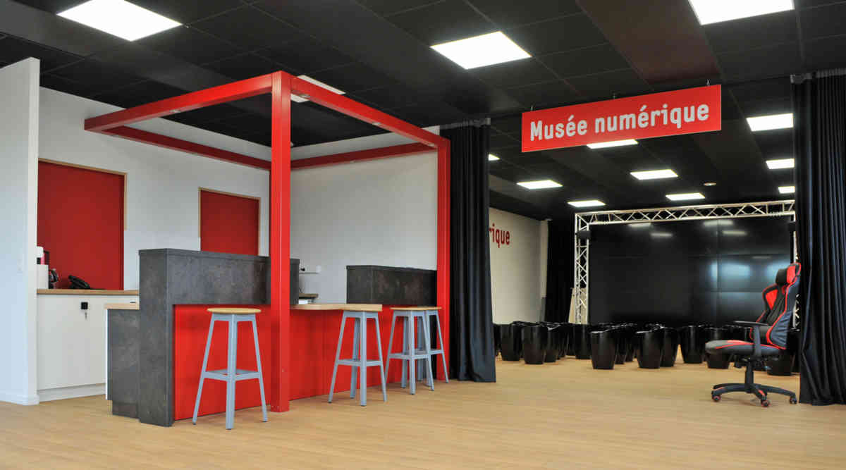 Aménagement musée numérique Micro Folie à Dreux (28) - Parc de la Villette
